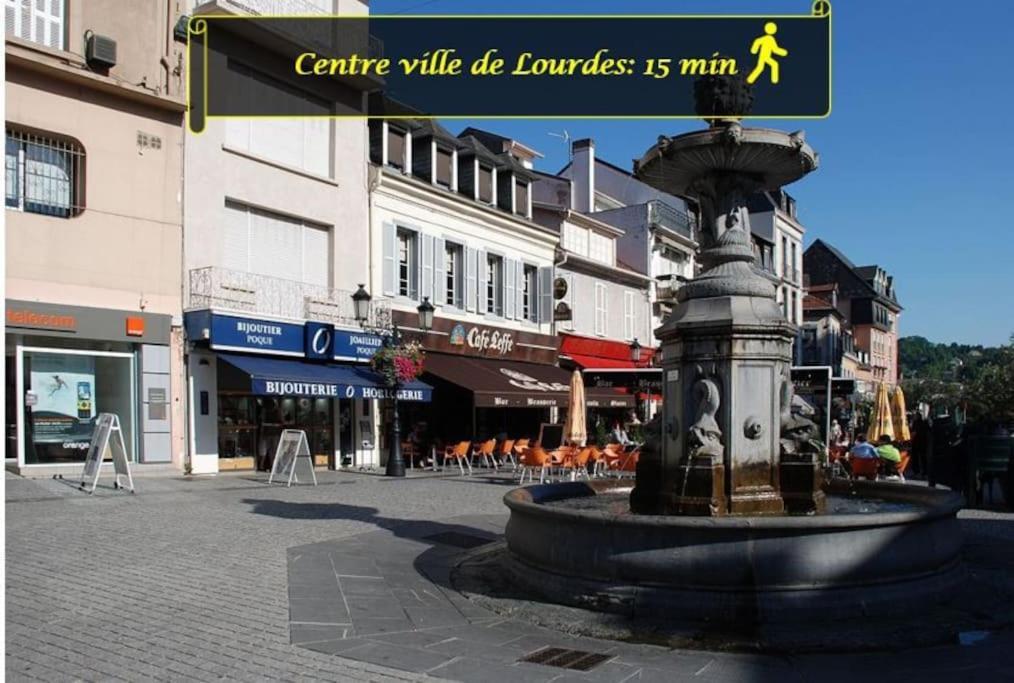 L'authentique *studio *parking Prive* *wifi*calme * Lourdes